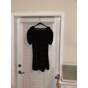 Black English Factory Dress